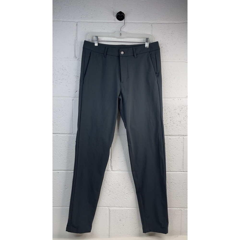 Lululemon ABC Commission Pants Mens 30x30 Gray Slim Fit Warpstreme
